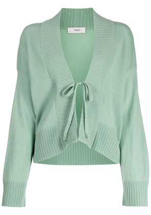 Pringle of Scotland open tie-fastening cashmere cardigan - Green