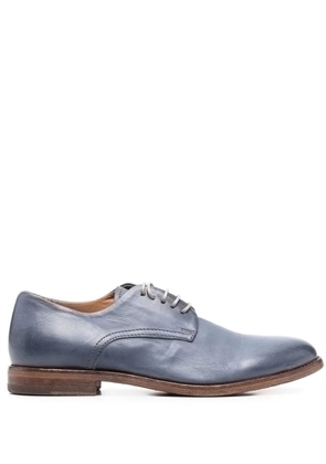 Moma faded leather brogues - Blue