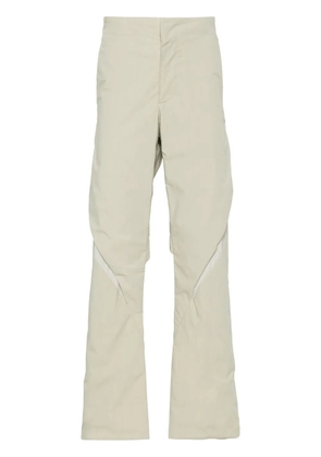 Post Archive Faction cut-out detail straight-leg trousers - Grey