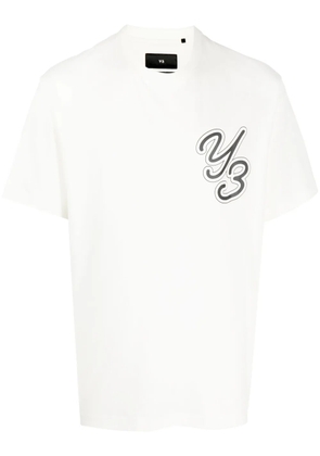 Y-3 logo-patch T-shirt - White