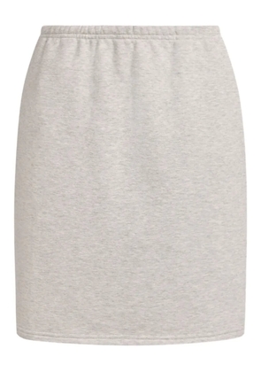 12 STOREEZ drawstring-waist terry skirt - Grey