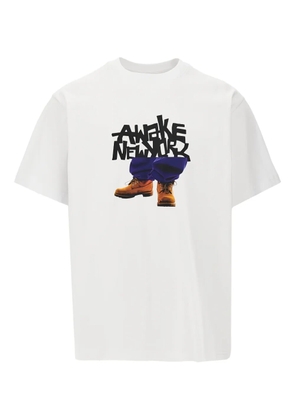 Awake NY graphic-print T-shirt - White