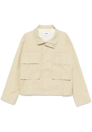 Bonsai crinkled jacket - Brown