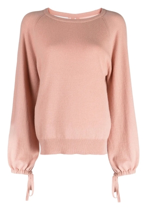 Pringle of Scotland keyhole-detail cashmere jumper - Pink