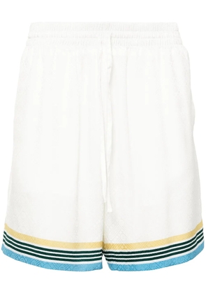 Casablanca Casa Way monogram shorts - White