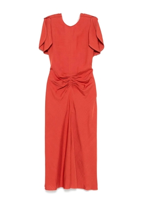 Victoria Beckham draped dress - Red