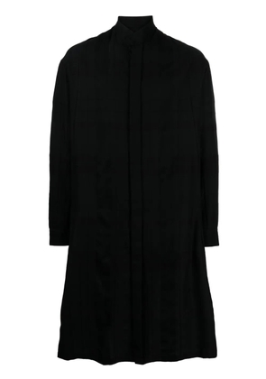 Julius longline button-up shirt - Black