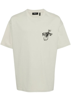 FIVE CM graphic-print cotton T-shirt - Green