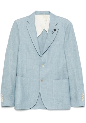 Lardini bouclé blazer - Blue