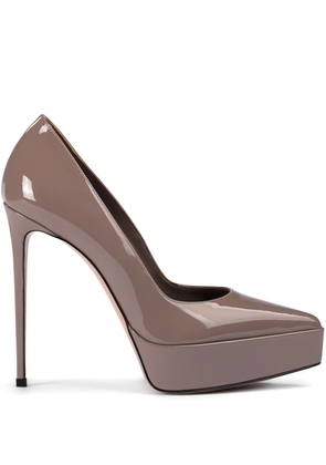 Le Silla 140mm Uma pumps - Neutrals