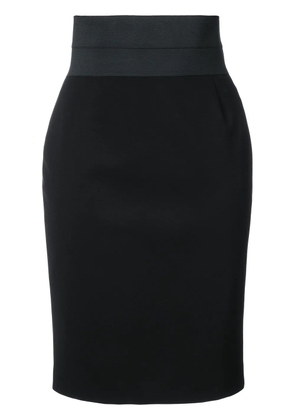 Akris Punto fitted high-waist pencil skirt - Black