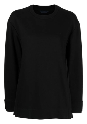 Juun.J crew-neck knitted jumper - Black