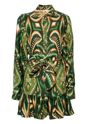 FARM Rio all-over floral print dress - Green