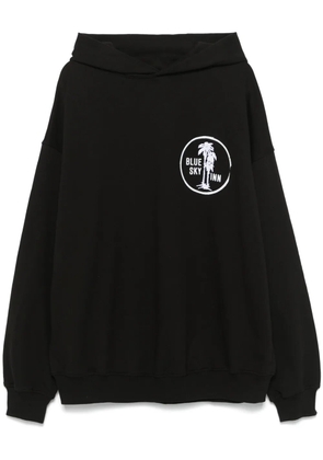 BLUE SKY INN logo-print hoodie - Black