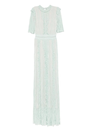 Antonino Valenti ruffled maxi dress - Blue