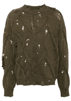 Andersson Bell fisherman sweater - Green