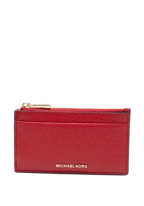 Michael Kors zip card holder - Red