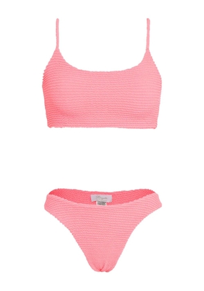 Brigitte logo-patch bikini - Pink