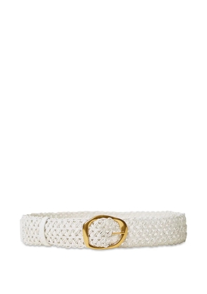 TWINSET interwoven-design belt - White