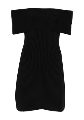 Givenchy off-shoulder ribbed dress - Black