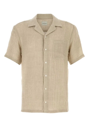 Le Kasha button-up linen shirt - Neutrals