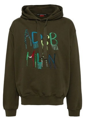Andersson Bell embroidery hoodie - Green
