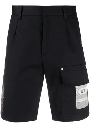 MISBHV Recordings patch-detail utility shorts - Black