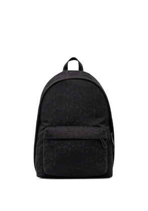 Coach monogram-pattern backpack - Black