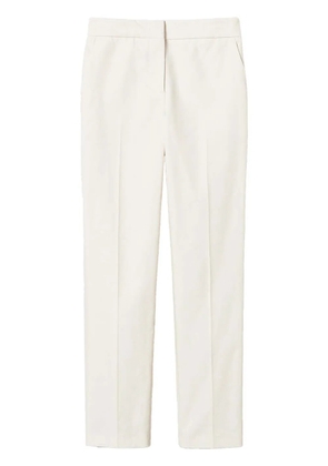 TWINSET straight-leg gabardine trousers - White