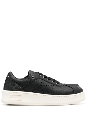 Kenzo Hoops logo-plaque sneakers - Black