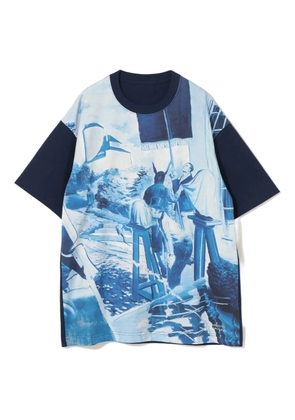 Undercover graphic-print short-sleeves T-shirt - Blue