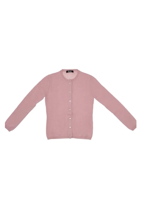 LA ROSE cashmere button cardigan - Pink