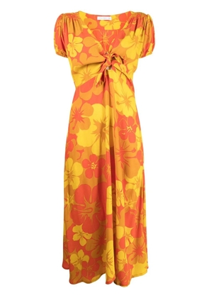 Faithfull the Brand Mailee floral-print mini dress - Yellow