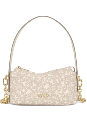 TOUS logo-print shoulder bag - Neutrals