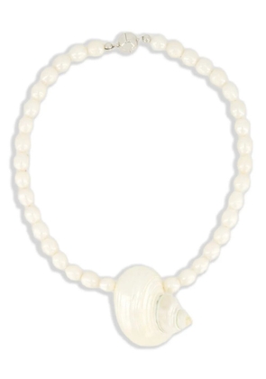 JULIETTA shell pearl necklace - Neutrals
