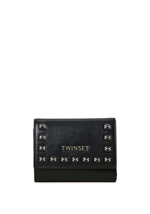 TWINSET logo wallet - Black