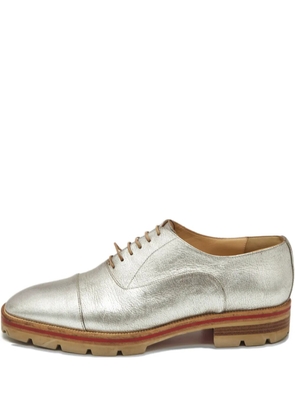 Christian Louboutin Pre-Owned leather oxford shoes - Silver