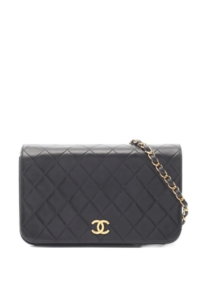 CHANEL Pre-Owned 1997-1999 small matelasse chain shoulder bag - Black