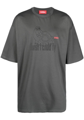 032c organic cotton T-shirt - Grey