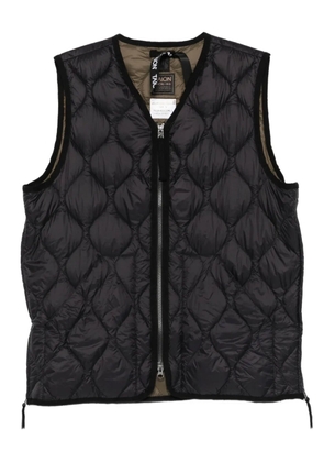 Taion zip-fastening gilet - Black