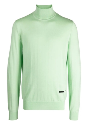 OAMC roll-neck wool jumper - Green