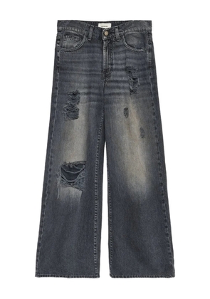 A Paper Kid distressed Paper Kid trousers - Grey