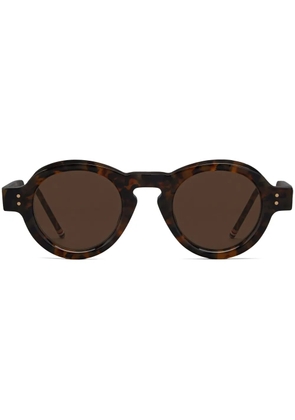 Thom Browne Eyewear tortoiseshell round-frame sunglasses