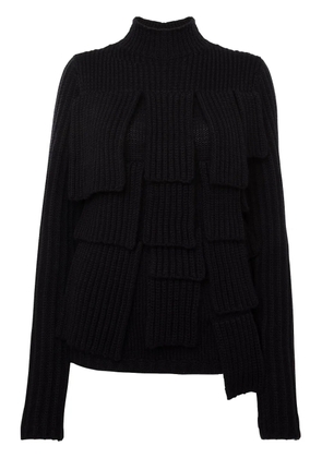 JW Anderson panelled flap sweater - Blue