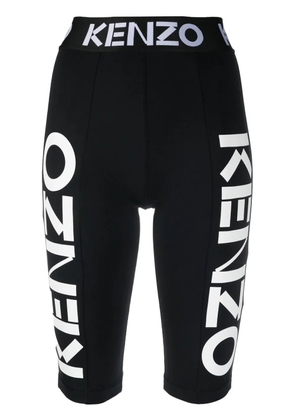 Kenzo logo-print shorts - Black