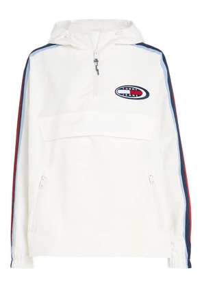 Tommy Jeans stripe hooded giacca - White