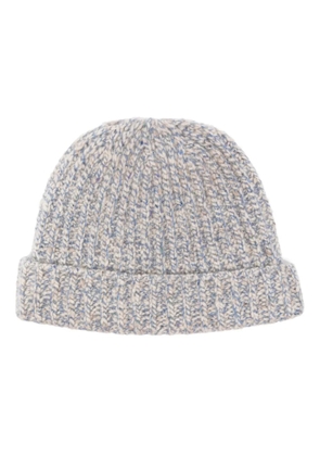 Eleventy ribbed-knit beanie - Blue