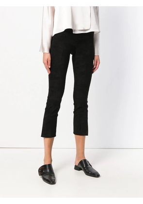 Vince leather cropped trousers - Black