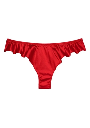 Fleur Du Mal silk briefs - Red