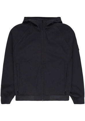 Stone Island logo-patch hooded jacket - Black